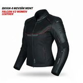Falcon V2 4 Mevsim Kadın Mont Deri
