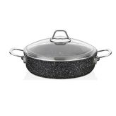 Falez Black Line 24 cm Granit Karnıyarık Tencere