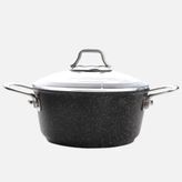 FALEZ Black Line 24cm Granit Tek Basık Tencere