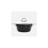 FALEZ Black Line Granit Döküm 24 cm Derin Tencere