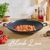 Falez Blackplus 34 Cm Kavurma Tavası Blc3016