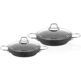 Falez Casa Milano Blackline 20-22 cm 4 Parça Sahan Set