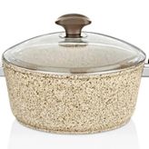 FALEZ Creamy 32 cm Granit Derin Tencere