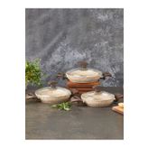 FALEZ Creamy 6 Parça Granit Sahan Set