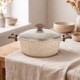 Falez Creamy Granit Derin Tencere 20 Cm - 20cm