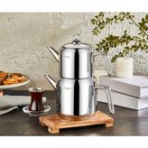Falez Vento Çelik Caydanlık Takimi - Inox
