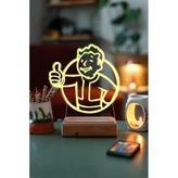 Fallout 16 Renk Masa Lambası