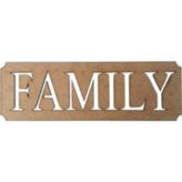 Family Ahşap Kapı Süsü L-83