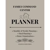 Family Command Center Planner: Organize Your Home, Schedule, Meals, Goals & Family Life All in One Place