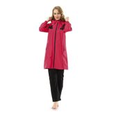 Fantasy Bayan Micropoly Kumaşlı Tesettür Eşofman Takımı , 3XL, 2061, Nar Çiçeği, kadın