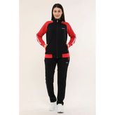 Fantasy Büyük Beden Pamuklu Dik Yaka Bayan Eşofman Takımı 18307 - 2XL - Siyah