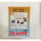 Fantom DC 4300 20 Adet 4 Çeker Süpürge Toz Torbası