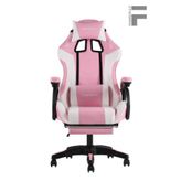 Fashcolle Dynamic Pembe Siyah Masajlı Oyuncu Koltuğu