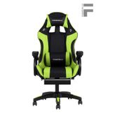 Fashcolle Dynamic Yeşil Siyah Masajlı Oyuncu Koltuğu