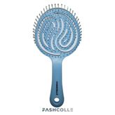 Fashcolle Mavi Üç Boyutlu Oval Saç Fırçası