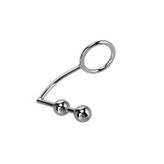 Fastieshop Çelik Penis Halkalı Anal Plug