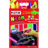 Fatih Mum Boya Wax Crayons Neon 6Li