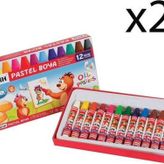 Fatih Pastel Boya 12 Renk 2 Adet