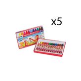 Fatih Pastel Boya 12 Renk, 5 Adet Set