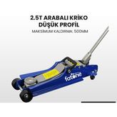 Fatone 2,5 Ton Arabalı Kriko Düşük Profil