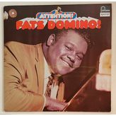 Fats Domino Attention Plak (Orinal Dönem Baskı)
