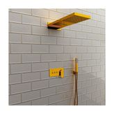 Fause Comfort Panel Altın Gold Şelale Fau110-g Duş Ankastre Set