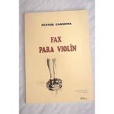 Fax para violín