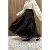 fayaboutique.com Acı Kahve Ajouter Vual Keten Etek