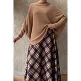 fayaboutique.com Camel Buma Örme Yarasa Kol Triko Bluz