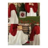 fayaboutique.com Kırmızı Şifon Velsa Bluz