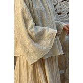 fayaboutique.com Krem Güpür İşlemeli Velsa Bluz
