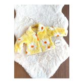 FEKRA BABY bebek çiçekli peluş mont