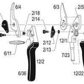 Felco 12 / 1 Budama Makası Üst Bıçak Sapı ve Yatağı