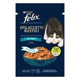 Felix 12 x 80 gr Tasty Shreds Ton Balıklı Lezzetli Et Dilimleri Yaş Kedi Maması