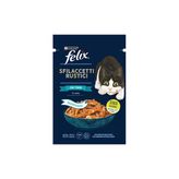 Felix 12x80 gr Pouch Tasty Shreds Ton Balıklı Lezzetli Et Dilimleri Yetişkin Kedi Konservesi
