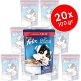 Felix 20x100 gr Junior Sığır Etli Yavru Kedi Konservesi
