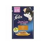 Felix 26x85 gr Pouch Junior Tavuklu Yavru Kedi Konservesi