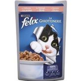 Felix 4 Adet Felix Somon Balık Etli Kedi Maması