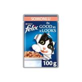 Felix 4 Adet Felix Somonlu Tam Yaş Kedi Maması 100 G Pouch