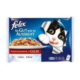 Felix 4 Al 3 Öde Ton ve Morina Balıklı Yaş Kedi Maması