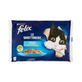 Felix 4x85 gr Jöle İçinde Somonlu ve Ton Balıklı Yetişkin Kedi Konservesi