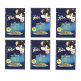 Felix 6x85 gr Adult Pouch Ton Balıklı Yetişkin Kedi Konservesi