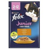 Felix 85 gr Junior Tavuk Etli 2-12 Ay Yavru Yaş Kedi Maması