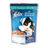 Felix Adult Pouch 85 gr 20'li Ton Balıklı Yaş Kedi Maması
