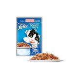 Felix Çifte Lezzet Somon Alabalıklı Yaş Kedi Maması 20 Adet