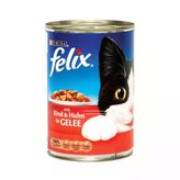 Felix Etli Konserve Kedi Maması 400 G - 6 Adet