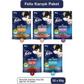 Felix Felıx Karışık Yaş Kedi Maması 52 x 85 G
