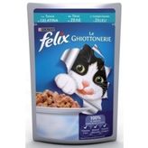 Felix Felix Pouch Parça Etli Zengin Ton Balıklı Kedi Maması 85 Gr