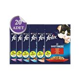 Felix Karışık Seçimler Soslu Pouch Yetişkin Kedi Maması 85 Gr X 20 Adet