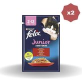 Felix Kedi Yaş Mama Yavru Sığır Etli 85 Gr - (2 Adet)